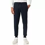 FM London Pantaloni Tuta Uomo - Pantalone Tuta Uomo con Tasche con Zip Ottime per Uso Quotidiano e Sport - Comodi e Morbidi Pantaloni da Jogging - Pantaloni Palestra, Blu Navy, L