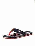 Tommy Hilfiger Infradito Uomo Essential TH Beach Sandal Scarpe da Mare, Blu (Midnight), 42 EU