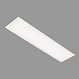 Briloner - Pannello a LED, plafoniera a LED, lampada da soffitto 22 Watt, 2.200 Lumen, 4.000 Kelvin, bianco, 1.000x250x60mm (LxPxH)