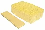 Spontex Spugna in cellulosa biodegradabile al 100%, 1 confezione da 10 pezzi, in sacchetto di PET riciclato e riciclabile, assorbente, 135 x 90 x 37 mm