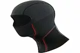 DAINESE Thermo Balaclava, Passamontagna Moto Invernale, Nero/Rosso, N