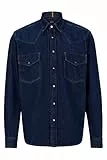 BOSS Lebop Camicia, Dark Blue404, XXL Uomini
