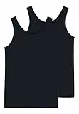 Name It Nkfuu Tank Top 2P Noos, Canottiera Bambine e ragazze, Nero (Black), 146-152