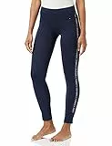 Tommy Hilfiger Leggings Donna Sportivi, Blu (Navy Blazer), L