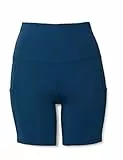 AURIQUE Pantaloncini da Ciclismo Donna, Blu Zaffiro, XS