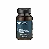 BIOS LINE Principium Q10 Max, Integratore alimentare ricco di Coenzima Q10, Integratore compresse per dare energia a cuore, fegato, cervello e muscoli, 60 capsule vegetali
