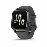 Garmin Venu Sq 2, Smartwatch, Display 1,4' AMOLED, GPS, Cardio, SpO2, 25+ App Sport & Fitness, Workout, Garmin Coach, Garmin Pay, Autonomia fino a 11 giorni (Slate & Shadow Gray)