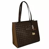 Camomilla Milano Borsa a Spalla Donna, Similpelle, Collezione Dark Milk, Colore Marrone