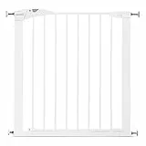Munchkin Maxi Secure Cancelletto di Sicurezza per Bambini, Barriera in Metallo per Scale e Vani Porta, Fissaggio a Pressione senza Viti, Larghezza da 76 a 82 cm, Colore: Bianco