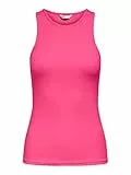 ONLY Onlkenya Rib-Canotta Jrs Noos Top, Rosa Carminio, S Donna