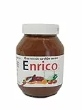 Idea Regalo Sweet personalizzato da | Nutella 950gr. / 1kg | Ideale per tutti gli eventi ottima idea per feste e party | Barattolo crema spalmabile personalizzato testo frontale e tappo
