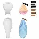 Stampo per Candele, GuKKK 2 Pcs Stampi per Candele in Silicone, Stampo per Candele 3D Cono Geometrico, Aromaterapia Stampo per Fare Candele, per Realizzare Candele, Sapone, Resina, Ornamenti