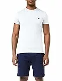 Lacoste Th6709, T-shirt Uomo, White, M