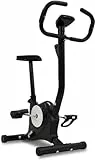 Cyclette da Allenamento Ultracompatta, Bici da Fitness, Resistenza Regolabile, Sensori Pulsazioni Cardiofrequenzimetro Unisex