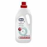 Chicco Baby Protection Detersivo Bucato Igienizzante per i vestiti del bambino e della famiglia, abbatte gli Odori, 0+ Mesi - 1.5 litri