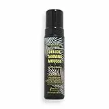 Revolution Beauty, Deluxe Tanning Mousse, Non Sticky Formula with Hyaluronic Acid, Ultra Dark, 200ml