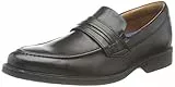 Clarks Whiddon Loafer, Mocassini Uomo, Nero (Black Leather), 43 EU