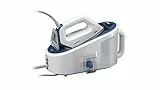 Braun CareStyle 5 IS5145.WH Ferro da Stiro con Caldaia con 4 Anni di Assistenza, a carica continua, Serbatoio 2 Litri Removibile, Getto di Vapore 500 g/min, Autospegnimento, bianco/Blu