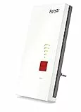 AVM FRITZ!Repeater 2400 Edition International, Ripetitore - Wi-Fi Extender Dual Band Con 1.733 Mbit/s (5 GHz) & 600 Mbit/s (2,4 GHz), Mesh, Access Point, 1x Gigabit LAN, Interfaccia In Italiano