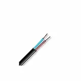 Electraline 31130 Bobina 150 mt di cavo elettrico per prolunghe H05VV-F 2x0,75 mm² nero