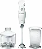 Bosch Elettrodomestici MSM6B500 CleverMixx Mixer a Immersione, 350 W, 1 Liter, 1 Decibel, plastica, Bianco