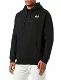 hummel hmlCOURT Cotton Hoodie Felpa con Cappuccio, Nero, L Male