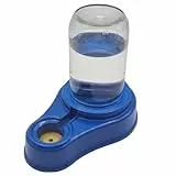 Pappy Pets Distributore Acqua Muso Asciutto Gatti e Cani con Serbatoio in Vetro, Dispenser Beverino Antiscivolo Antiribaltamento per Animali Domestici di Taglia Piccola/Media Inserto Antibatterico