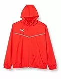 PUMHB|#Puma Teamrise all Weather Jacket, Giacca Tuta Uomo, Puma Red-Puma White, M