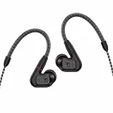 Sennheiser Cuffie stereo con cavo per audiofili IE 200 - Cuffie in-ear con cavo ad alta fedeltà, suono chiaro e fedele e bassi di grande impatto - Nero