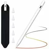TQQ Penna per Apple iPad (2018-2023), 2 Generazione ipad Pencil con Sensibile all'Inclinazione & Rigetto del palmo, Stylus pen, per iPad 10/9/8/7/6, iPad Pro 11'/12.9', iPad Air 5/4/3, iPad Mini 6/5