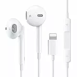 Cuffie per iPhone,In-Ear Earphones Cablato,Auricolari Hi-Fi Stereo con controllo del volume cuffiette riduzione del rumore,Cuffie Con Filo Compatibles con iPhone 12/11/11 Pro/13 Pro/7/7 Plus/8/XR/X/XS