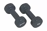 Schildkröt Fitness Set di Manubri in Vinile, 2 x 2,0 kg, Antracite, 960206