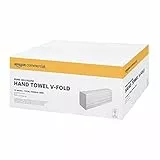 AmazonCommercial - Salviette, piega a V, confezione da 15, 266 unità, 3990 fogli, Bianco