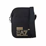 EA7 EMPORIO ARMANI SHOULDER BAG Taglia Unica Nero BLACK7GOLD LOGO 26121