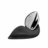 Alessi Forma ZH03 - Grattugia di Design, in Acciaio Inossidabile 18/10 e Base in Melammina