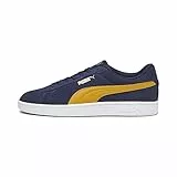 PUMA Smash 3.0, Scarpe da ginnastica, Unisex - Adulto, Puma Navy-Amber-Puma Gold-Puma White, 41 EU