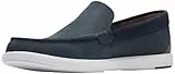 Clarks Bratton Loafer, Mocassini Uomo, Navy Nubuck, 42 EU