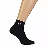 Fila F9303 Quarter Plain Socks 39/42 Calze, 200 Black, Unisex-Adult