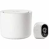 Arlo VMS3130 Sistema di Videosorveglianza Wi-Fi con Una Telecamera di Sicurezza senza Fili a Batteria, HD, Visione Notturna, Interno/Esterno, App Android e iOS, Funziona con Alexa e Google Wi-Fi