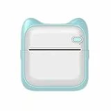 docooler Stampante tascabile portatile Stampante termica BT wireless Supporto per operazioni semplici Note foto Errori Stampa promemoria testo Blu