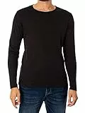 G-STAR RAW Men's Basic Round Neck Long Sleeve T-Shirt, Nero (black D07204-124-990), XL