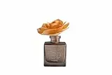 L'AMANDE - Profumatore per Ambienti dalla Fragranza Fiorita, Diffusore Profumo per la Casa alla Vaniglia, Lavanda e Patchouli, Diffusore Ambiente dal Design Elegante con Rosa in Legno - Noir, 200 ml
