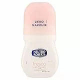 Neutro Roberts, Deodorante Roll On Fresco Rosa con Monoi e Fresia, Senza Sali di Alluminio, Zero Macchie Protezione Naturale, Deodorante Uomo e Donna, Dermatologicamente Testato, Flacone da 50 ml