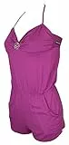 Emporio Armani Abito Tutina Corta in Jersey di Viscosa Vestito Donna Mare Spiaggia Beachwear Articolo 262394 4P363, 03191 Orchid, S