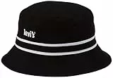 Levi's Cappello da Pescatore con Logo Falda Larga, Nero Normale, 7/7 1/8 Uomo