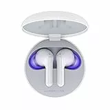 LG Cuffie Bluetooth Wireless In Ear TONE Free FN5 White, Auricolari Bluetooth 5.0 Senza Fili Meridian Audio, Impermeabili, con Custodia da Ricarica, Comandi Touch, Doppio Microfono, per iOS Android PC