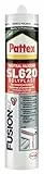 Pattex Sigillante Silicone SL620 Serramenti ed Edilizia Bianco, Sigillante Neutro a Basso Modulo, Resiste alle Muffe, agli Agenti Atmosferici, ad Acidi e Basi Diluiti, ai Raggi UV, Cartuccia da 300ml