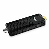Smartix Atlantis DH12 Decoder TV Digitale Terrestre DVBT e DVBT2 HD STICK, MPEG-2, MPEG-4/H.264, HEVC/H.265 Porta USB IR Estender Telecomando, Nero