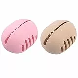 2 supporti in spugna per trucco, in silicone, per trucchi, per viaggi, spugna integrata, in silicone (dimensioni: 2 pezzi)