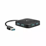 TP-Link UH400 Hub USB 3.0 -4 in 1, 4 Porte, Sdoppiatore, Multipresa Portatile, 4 Indicatori LED, Design con Cavo Pieghevole, Ultra Compatto, Adattatore per Windows, Mac OS X, Linux
